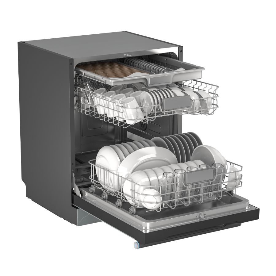 chi tiết cấu tạo bên trong máy rửa bát